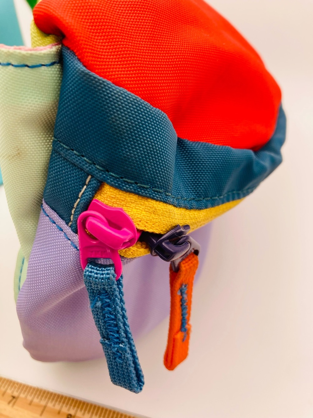 EUC Cotopaxi Multicolor Fanny Pack - Purple/Green - Picture 3 of 7